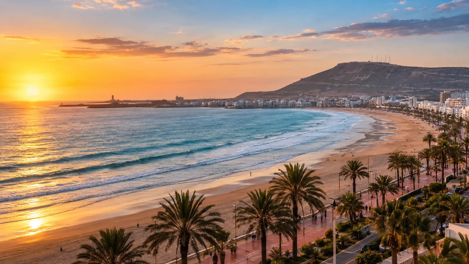 Vue de Agadir, Maroc