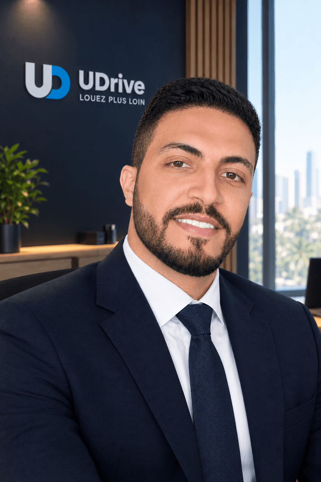 Portrait professionnel de FADIL Salah-eddine, fondateur d'Udrive